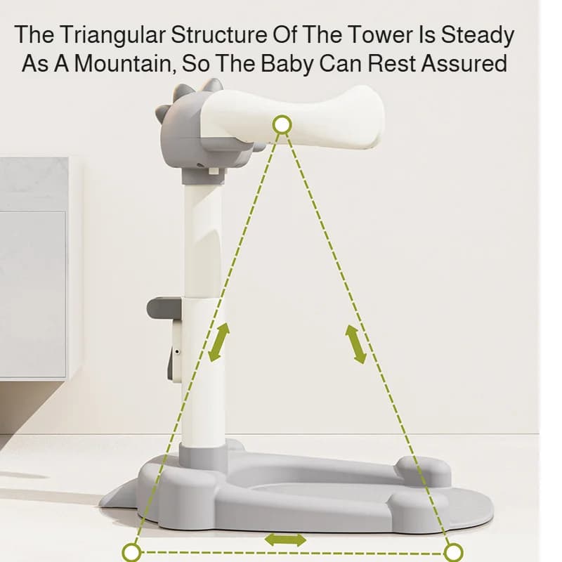 Support de douche réglable pour bébé, dispositif de bain antidérapant pour enfants, support de bain 