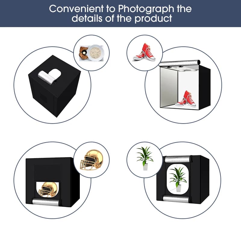 Tente de boîte à lumière pour photographie, grand studio photo professionnel, panneaux de lumières d