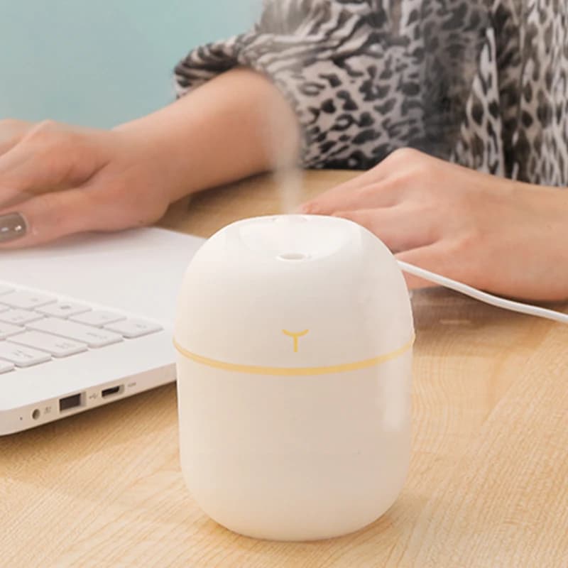Humidificateur d'air ultrasonique USB Portable, diffuseur d'huile essentielle, purificateur de voitu