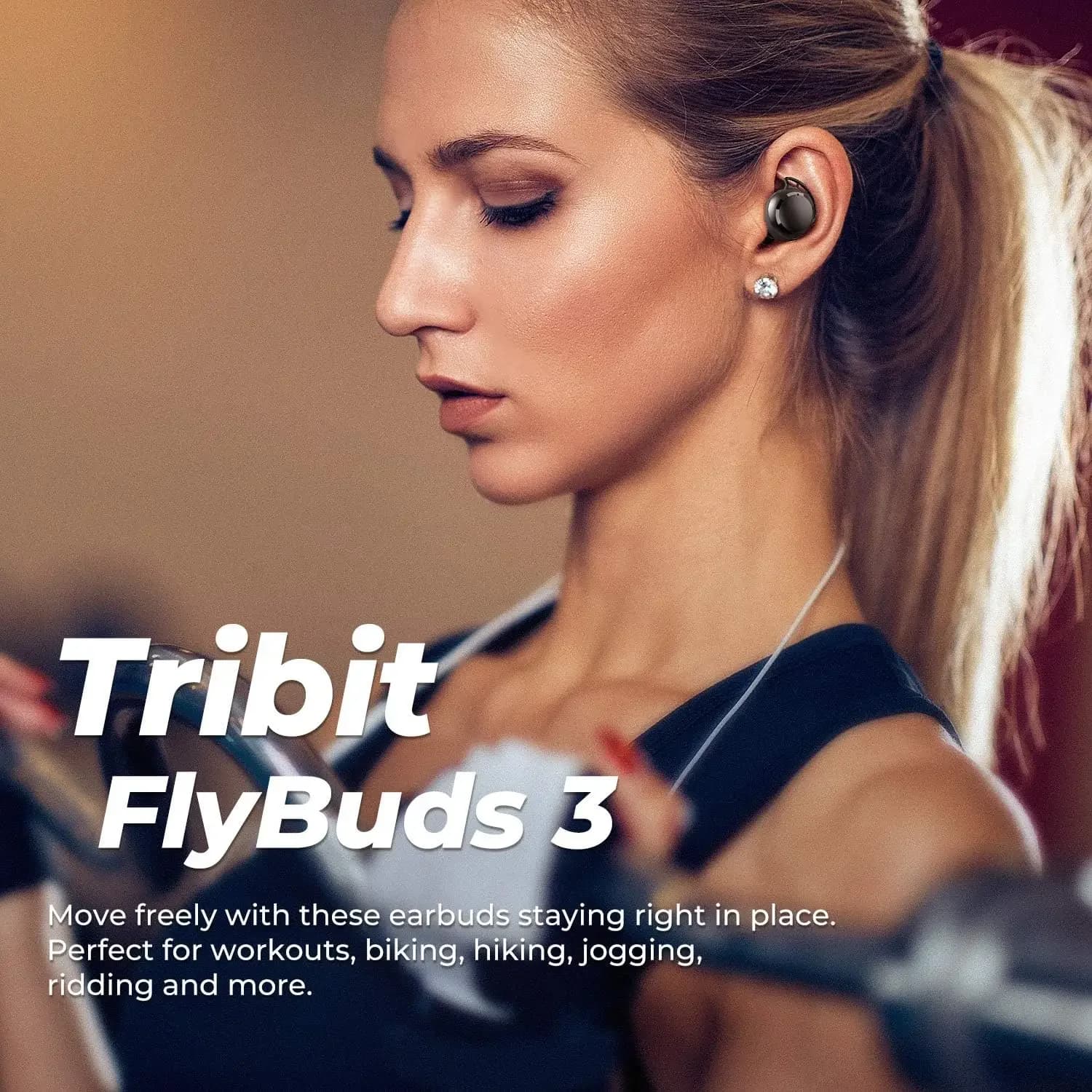 Écouteurs sans fil Bluetooth Tribit FlyBuds 3, 110 heures d'autonomie, étanchéité IPX8, BT 5.3, cont