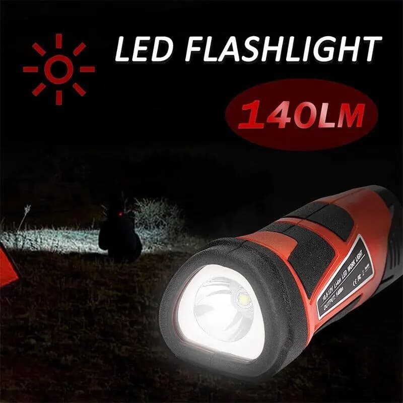 Torche électrique portable pour Milwaukee, lampe de travail, déterminer, lampe de poche, lumière LED