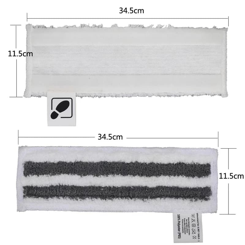 Têtes de vadrouille à vapeur en microfibre, tissu pour aspirateur à main Karcher Easyfix SC2 SC3 SC4