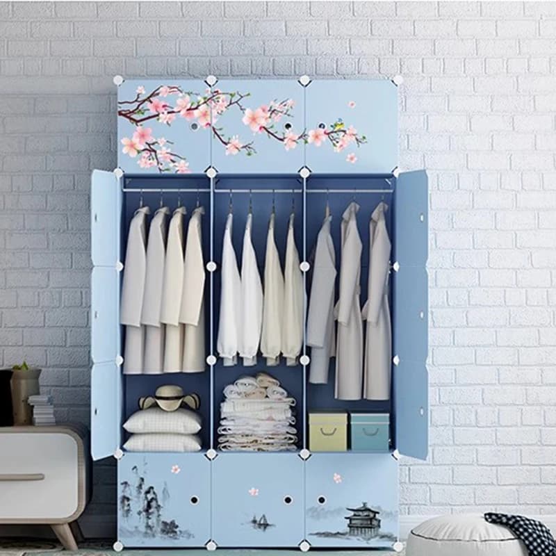 Cloisons de garde-robe simples pour maquillage, Cube pour vêtements de bébé, chambre à coucher, orga