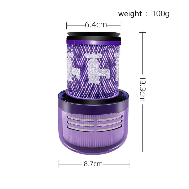Compatible avec Dyson V12 Cyclone Aspirateur Sans Fil Filtre HEPA Post-Moteur Pièces de Remplacement