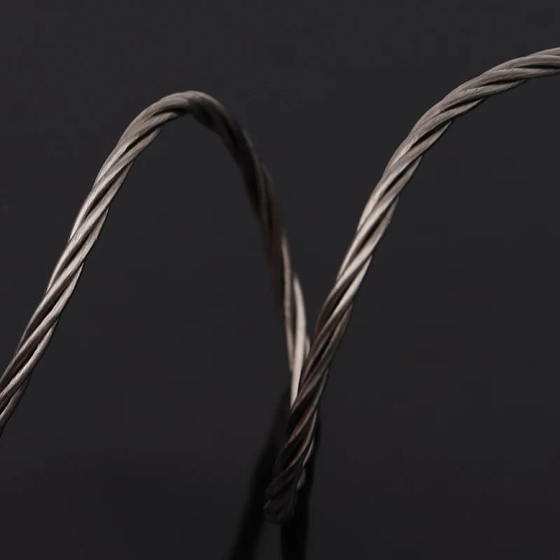 Câble audio modulaire ZiSin-14 à 4 cœurs, compatible avec les câbles pour écouteurs mmcx/0,78 2 broc