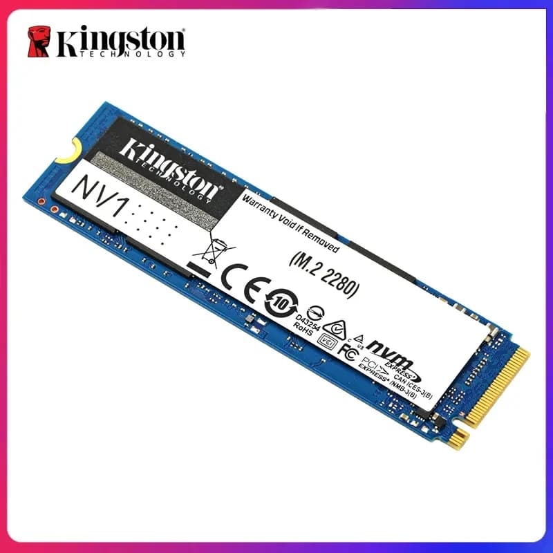 Kingston-Disque dur interne SSD, NV1, NVMe, M.2 2280, 250 Go, 500 Go, 1 To, pour ordinateur portable