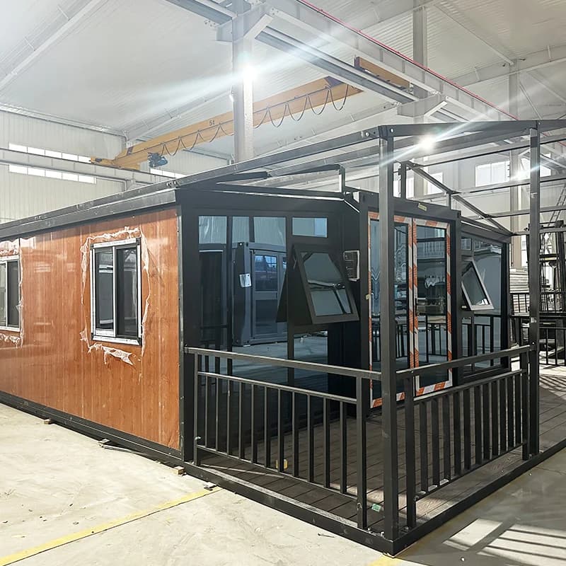 Maison Conteneur Luxe en Promotion – Maison Préfabriquée Compacte à Double Aile pour Vacances en Aus