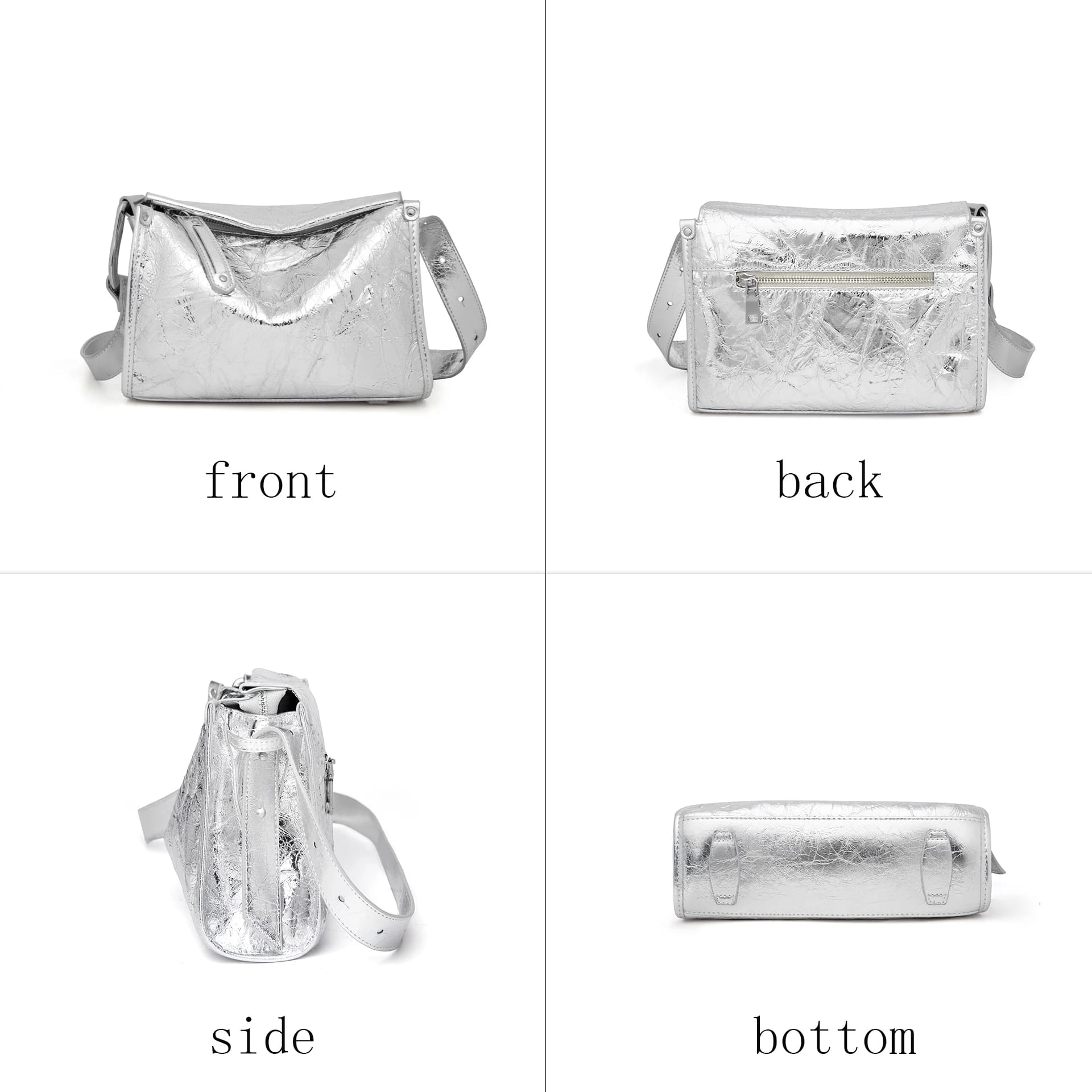 FOXER 2026 Nouvelle Collection Été Sac à Bandoulière Femme en Cuir Véritable Tendance Sac Croisé de 