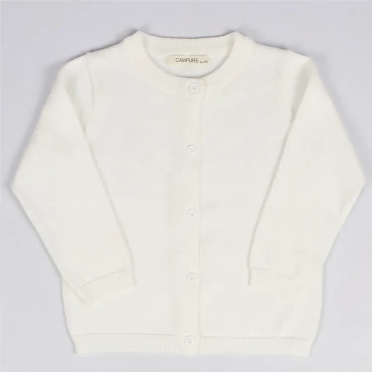 Cardigan en tricot pour filles et garçons, pull en coton pour enfants, vêtements de printemps, haut 