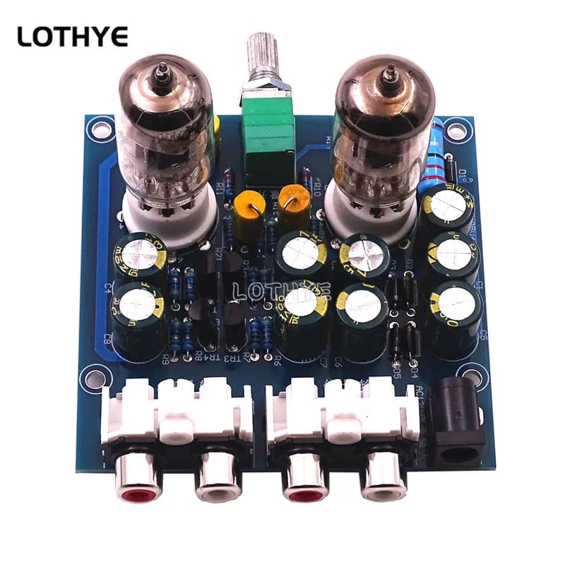 Préamplificateur de fièvre, tampon de casque à Tube 6J1 / 6J2, Kit de bricolage, Module potentiomètr