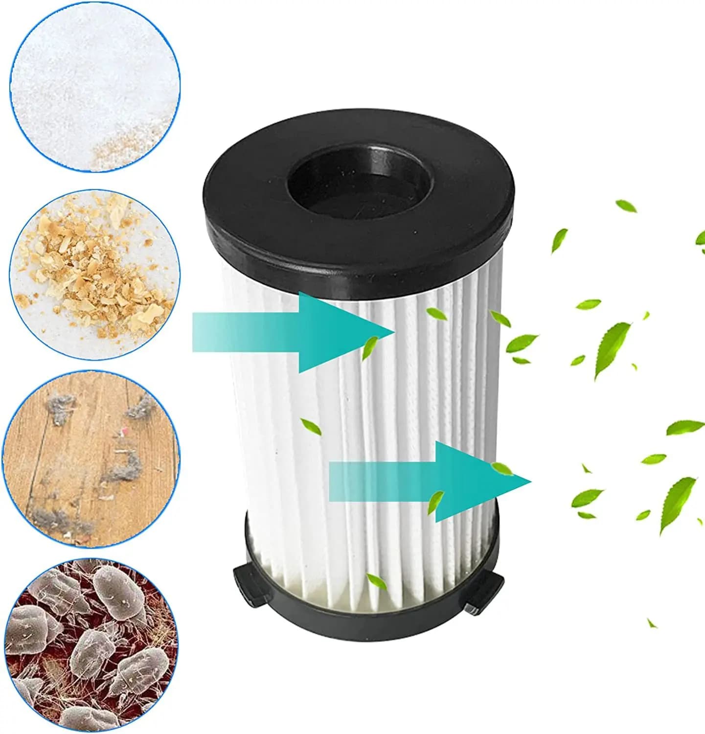 Filtre Hepa pour aspirateur MooSoo D600 D601 Cecotec Conga Thunderbrush 520 550 560 Ariete Handy For