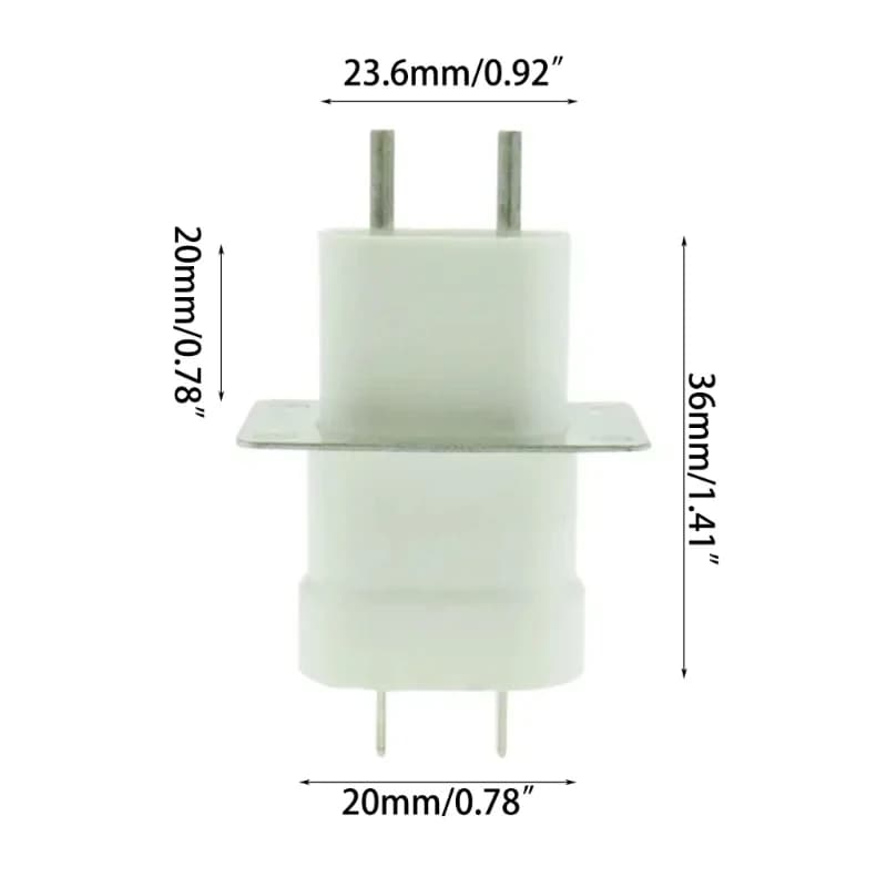 M2EE paquet 10 pièces rechange durables pour four à micro-ondes, prises à broches, bouchons magnétro