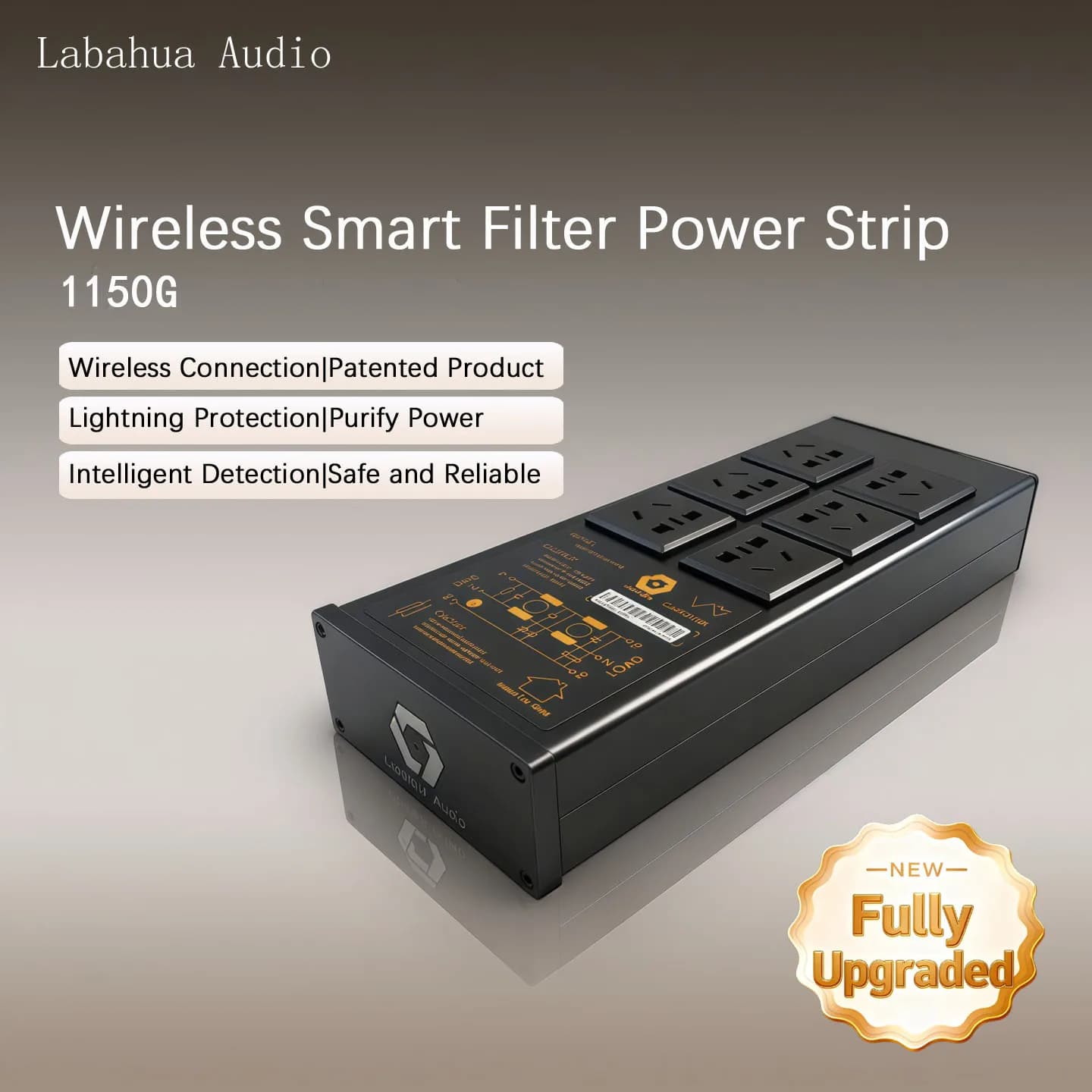 Prise de filtre audio HIFI avec protection contre la foudre et anti-interférences, réduction du brui