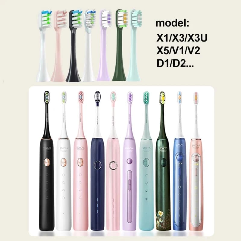 SOOCAS – têtes de brosse à dents de rechange X3S, 14 pièces, SOOCAS X3U/X3Pro/D2/ D3S/D5, brosse à d