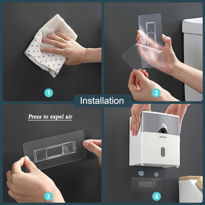 MENGNI porte-papier hygiénique de haute qualité, boîte de rangement étanche pour mouchoirs, organisa