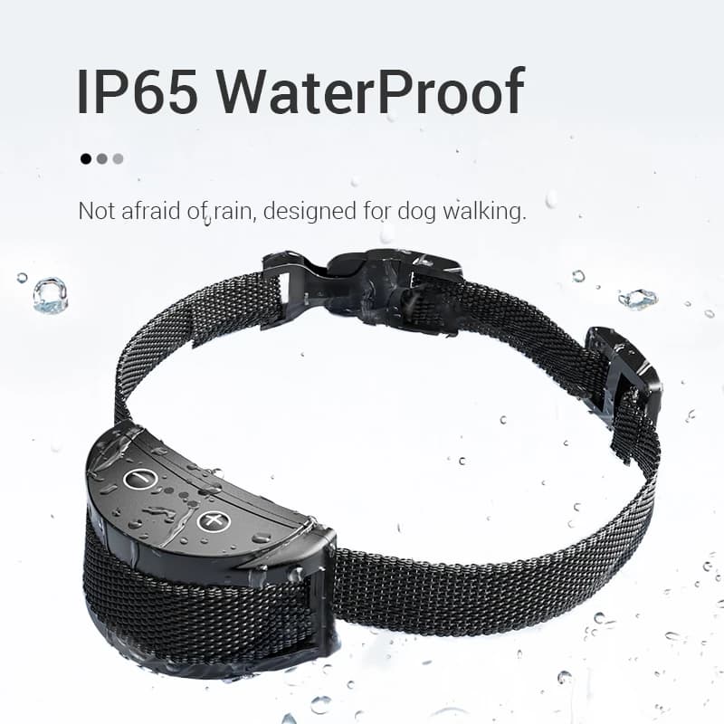 ROJECO collier anti-aboiement électrique pour chien collier anti-choc Rechargeable chiens formation 