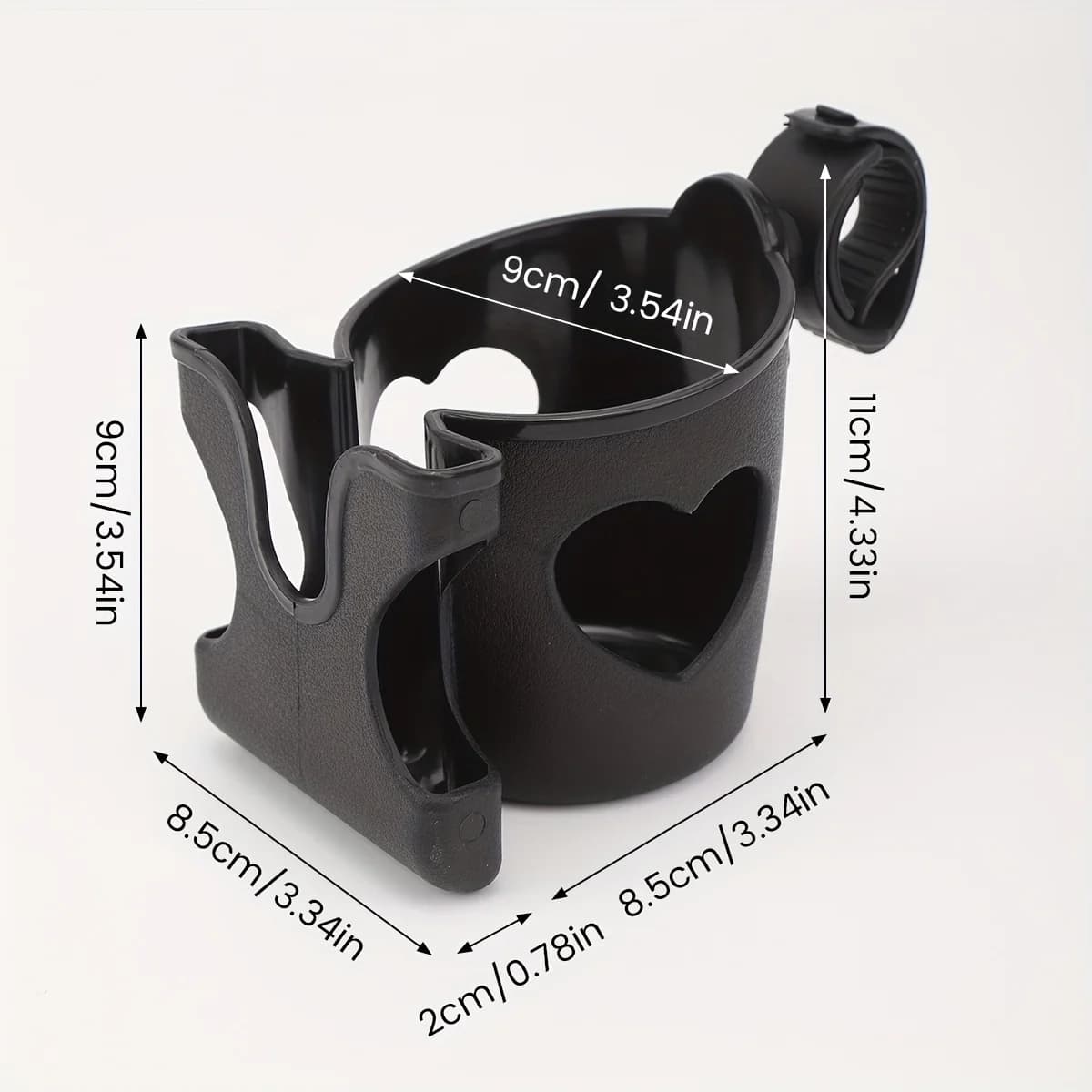 Porte-gobelet d'eau pour poussette de bébé, avec téléphone portable, porte-bouteille, caricycle élec