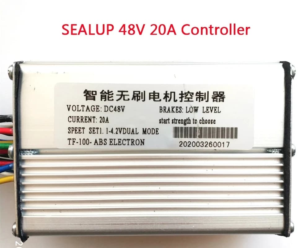Contrôleur de moteur sans balais 36V 16A 48V 20A, écran LCD TF-100, compteur pour Modification de vé