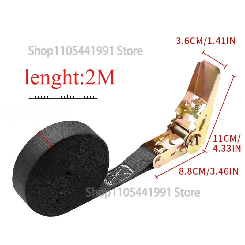 Sangle de fixation pour camion, petit tendeur à cliquet, tendeur de corde autobloquant, sangle d'emb