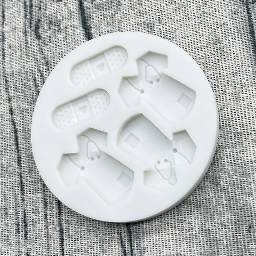 Moule en silicone pour uniforme de docteur, outils de pâtisserie, moule à cupcakes, outils de décora