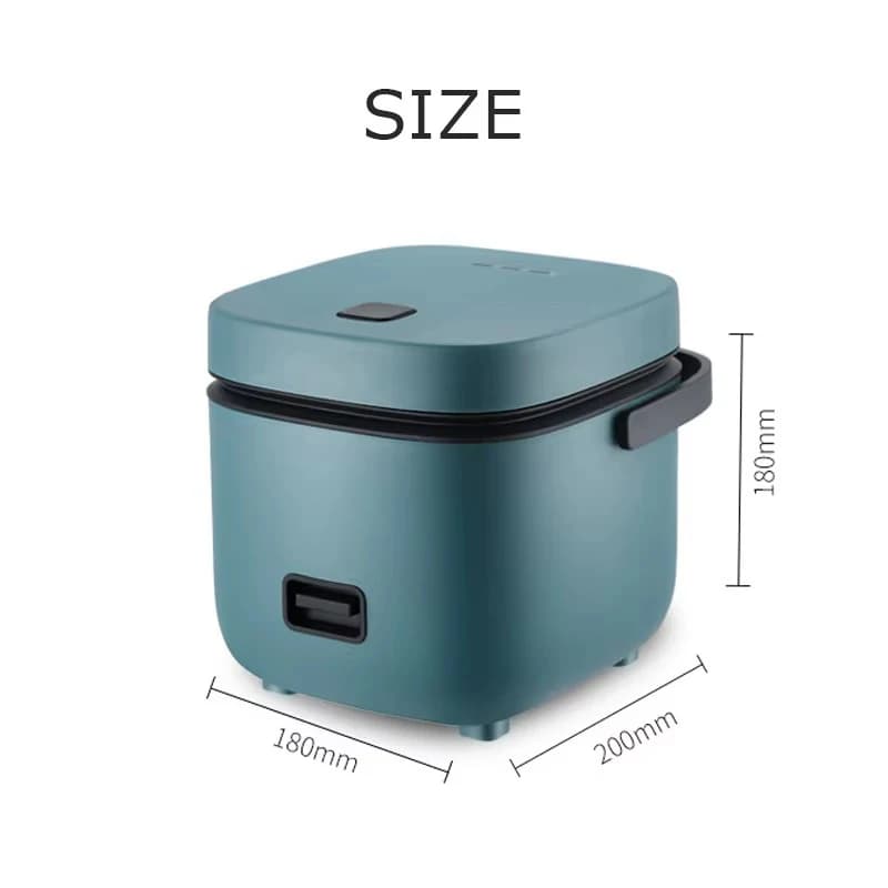 Mini cuiseur à riz automatique cuisine domestique machine de cuisson électrique 1-2 personnes chauff
