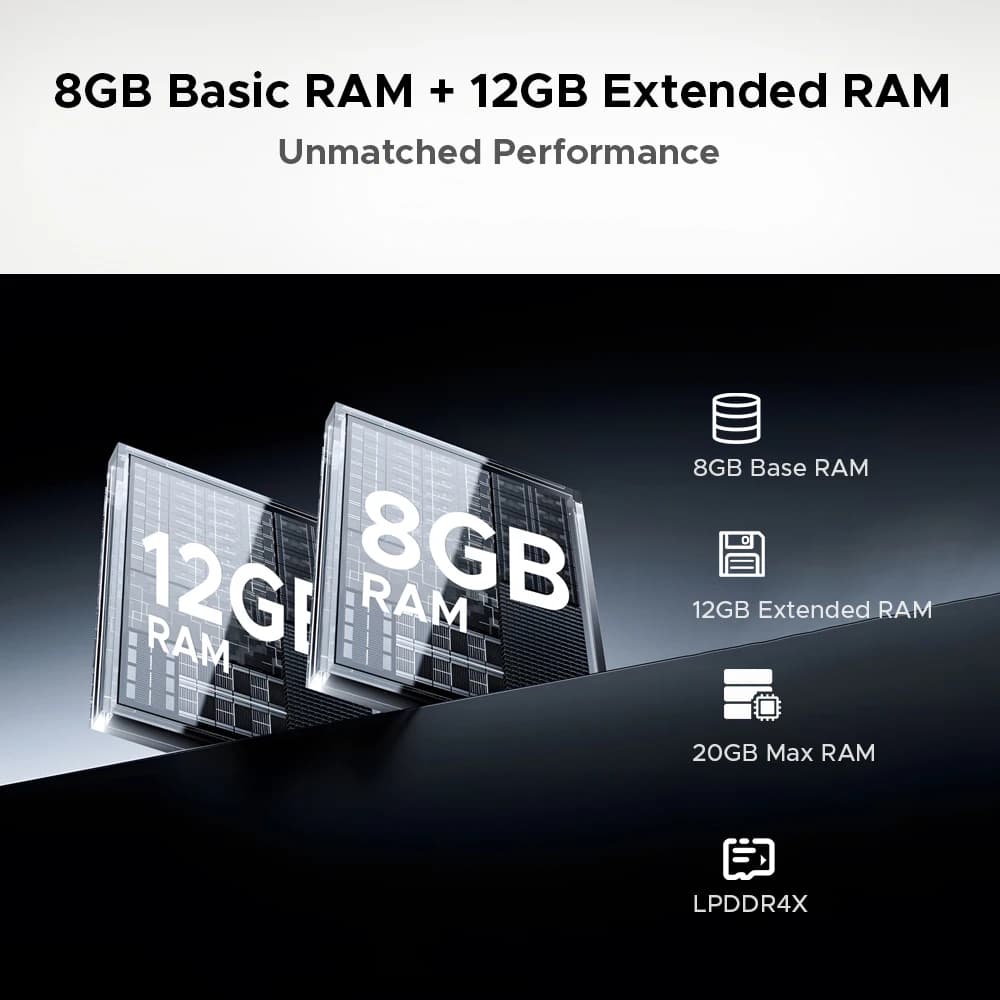 Doogee-Tablette Android 15 T36, 8 Go + 256 Go, 12 en effet, écran IPS FHD + 90Hz, Unisoc T620 Octa C