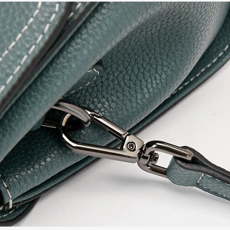 Sac messager en cuir véritable pour femme, sac à main décontracté, cuir de vache, tout assressenti, 