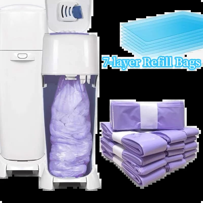 Sacs de recharge de seau à couches pour Sangenic Tommee Tippee pour génie pour Angelcare pour Munchk
