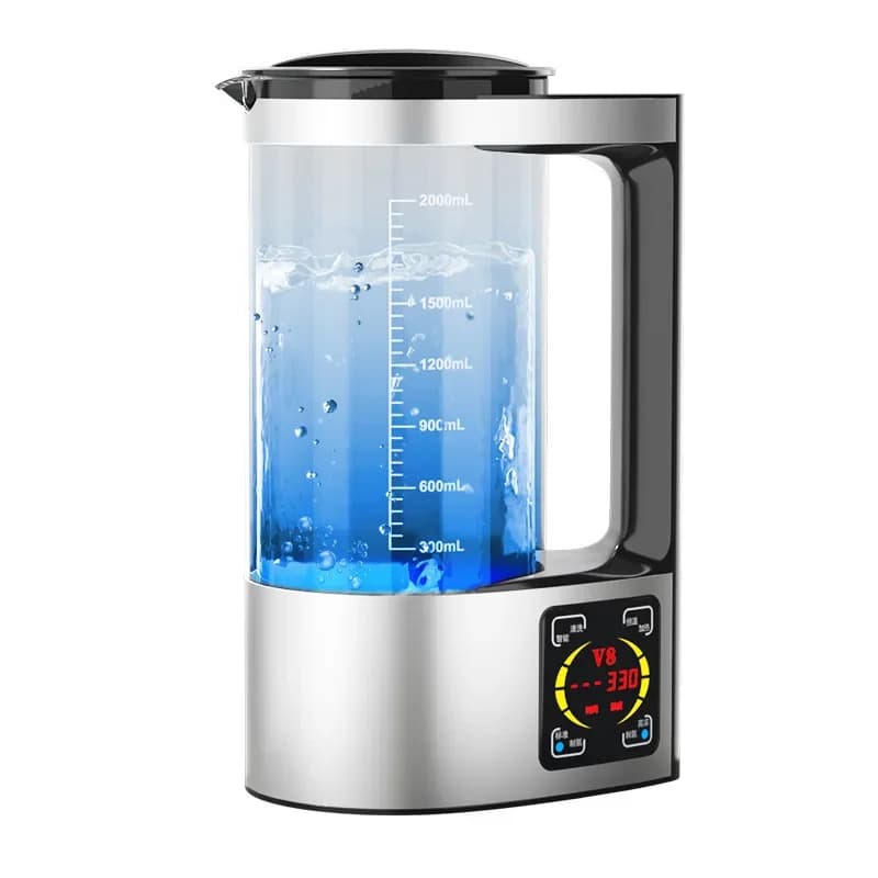 Bouilloire électrique à hydrogène, ioniseur d'eau, machine à filtrer, 100-240V, 2L