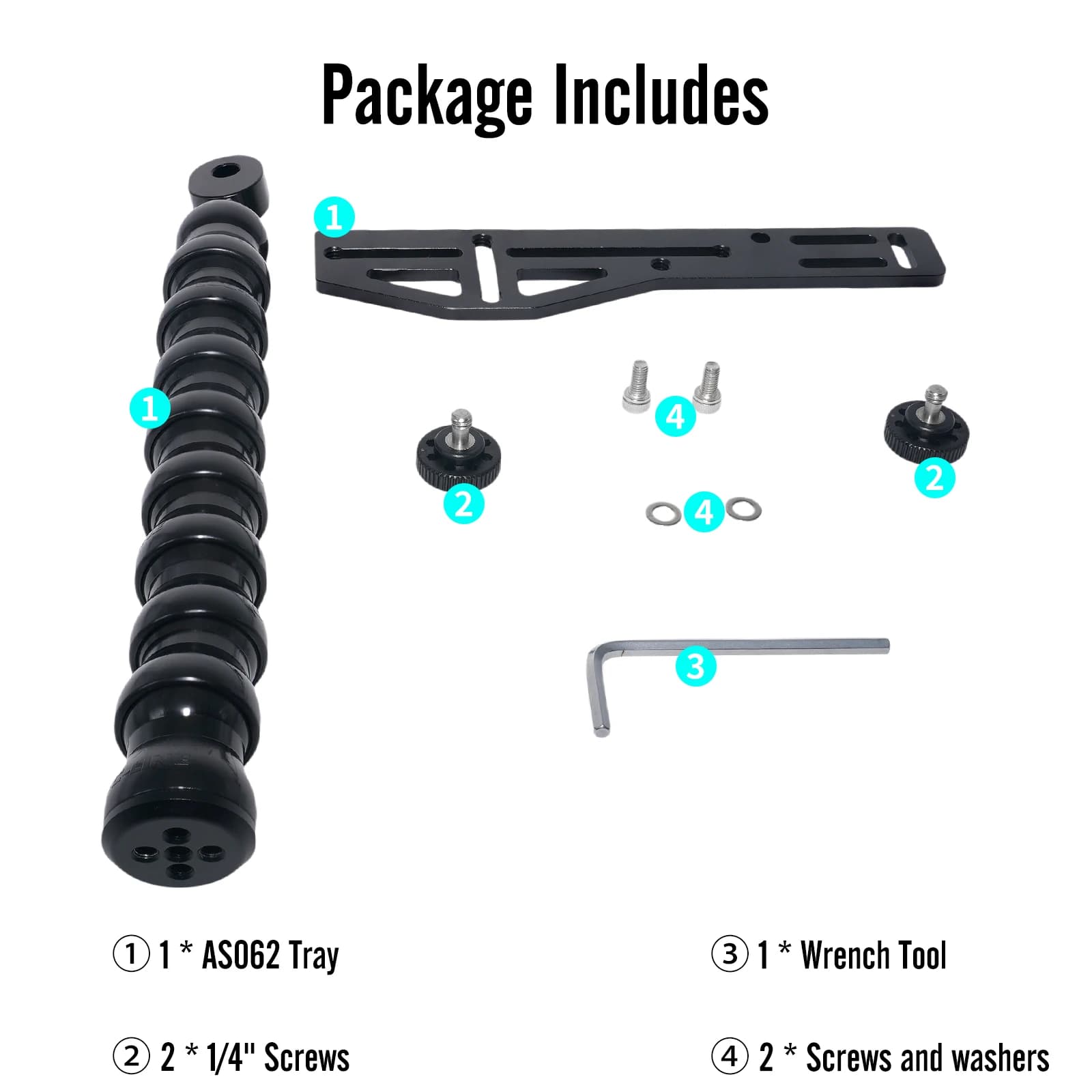 Bras flexible Aquanic AS062 pour boîtier étanche GOPRO TG7 PT-059