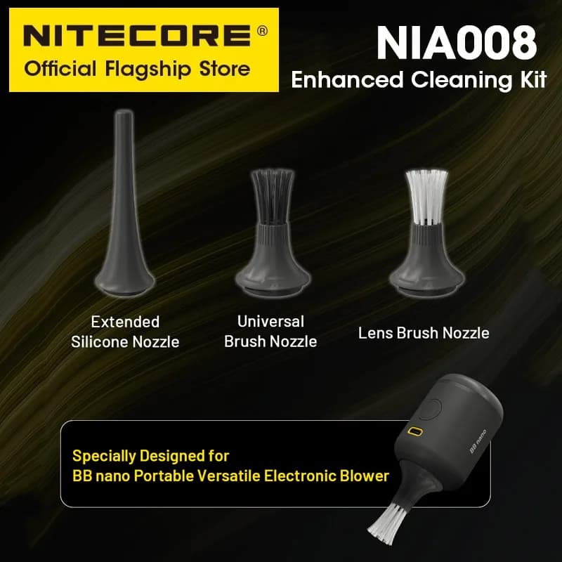NITECORE NIA006 NIA007 NIA008 filtre haute densité aspirateur dépoussiérage Len brosse propre buse é