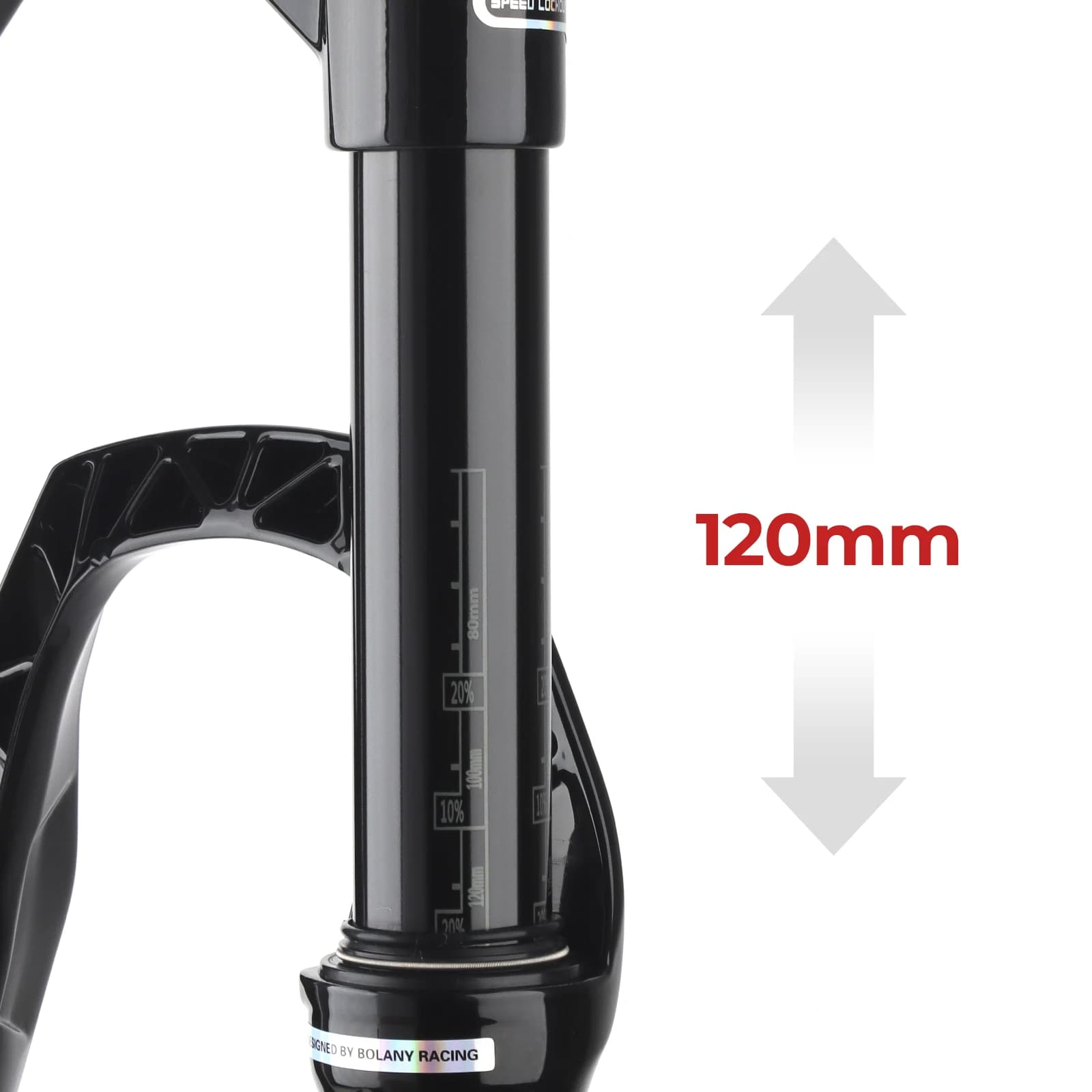 BOLANY fourche à Air de vélo 26/27, 5/29 pouces fourche à Suspension à Tube droit rebond réglable 9x
