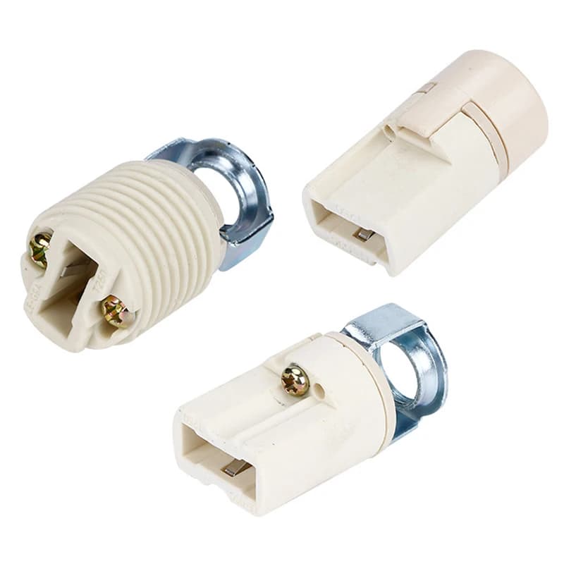 E27 E14 G9 vis bricolage lumière support de lampe en céramique Table de ménage sol LED ampoule Base 