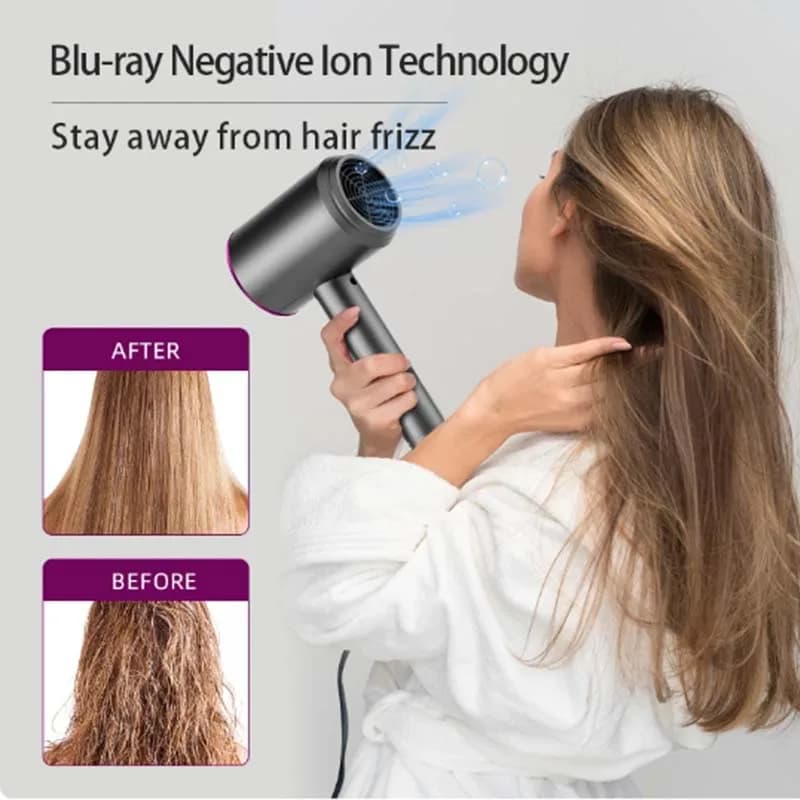 Sèche-cheveux professionnel rapide, sèche-cheveux à vent chaud et froid, adapté au Salon de maison a