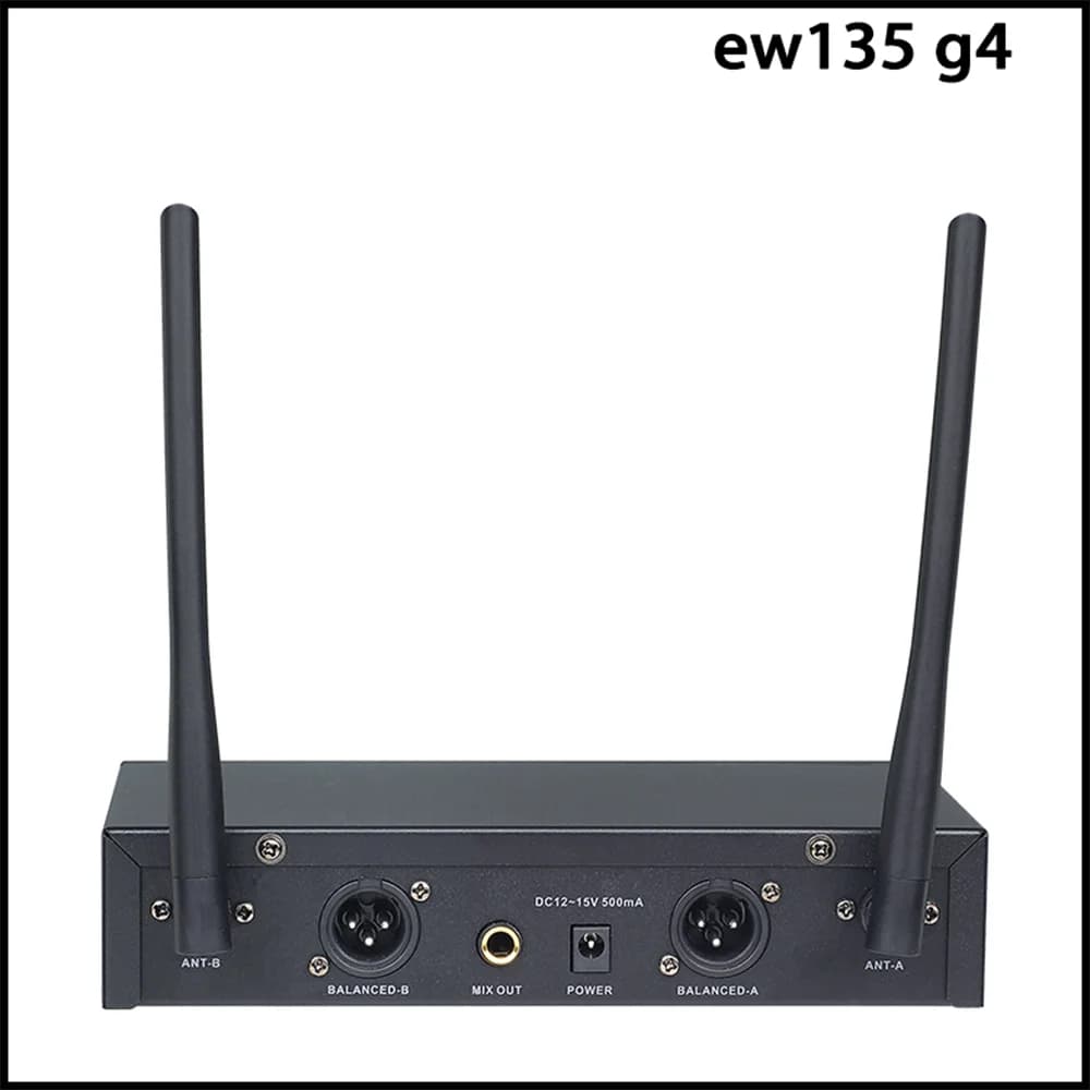 Microphone dynamique sans fil professionnel EW135G4 SKM9000, 2 canaux UHF, système EW100G4, DJ, kara