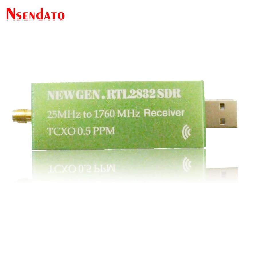 USB2.0 RTL SDR 0.5 PPM TCXO RTL2832U R860 TV Tuner Stick AM FM NFM DSB LSB SW Radio définie par logi