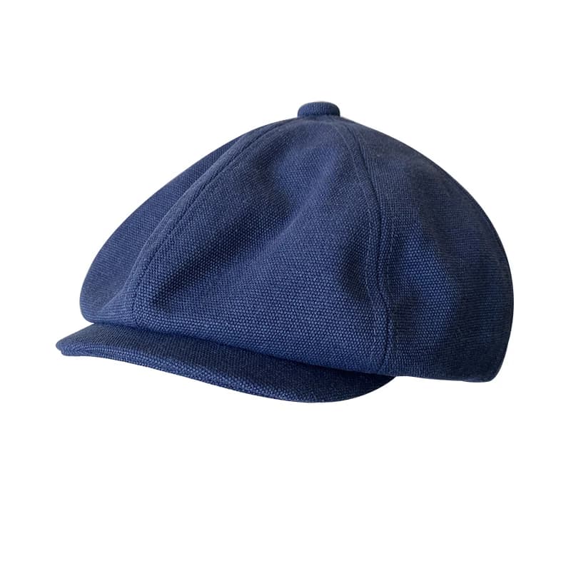 Béret plat respirant en coton vintage pour hommes et femmes, casquettes Bakerboy, chapeau Newsboy, b