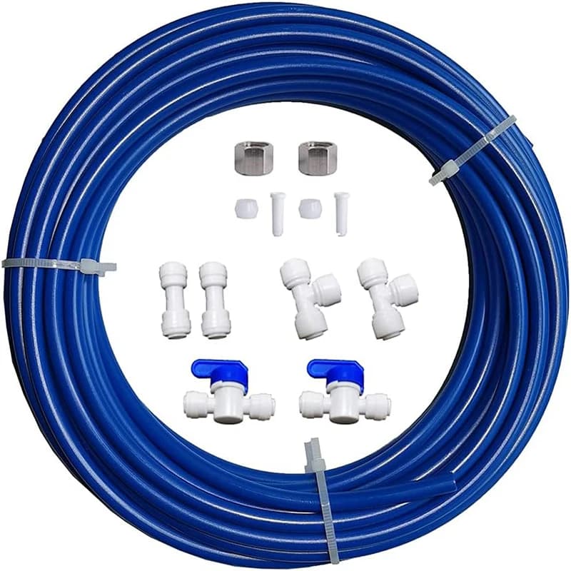 Kit de machine à glaçons pour systèmes d'eau RO, systèmes d'osmose des barrage, livre d'eau, bleu, 1
