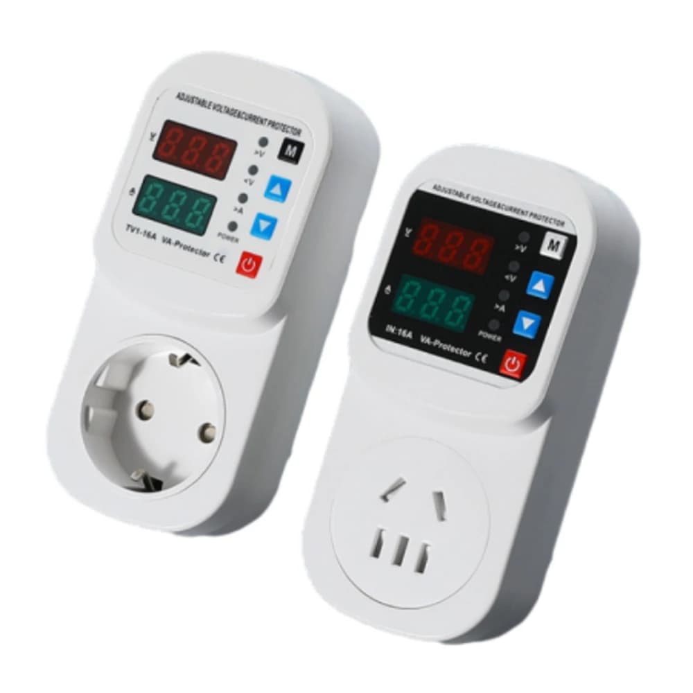 Protecteur de surtension et de sous-tension, prise AC 220V 110V réglable 16A, protection contre les 