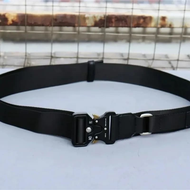 Nouvelle ceinture ALYX Paris 2025 pour homme et femme, boucle avec logo gravé au laser, ceintures 10