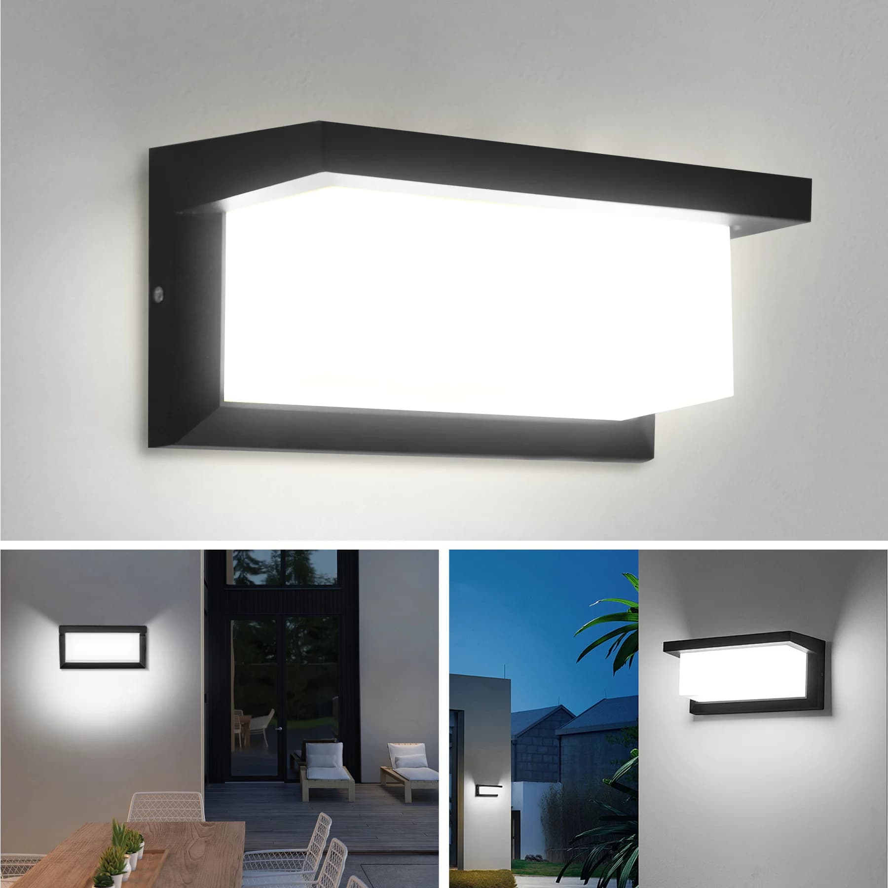 Applique murale LED extérieure, éclairage extérieur, balcon, chambre à coucher, rue, décoration inté