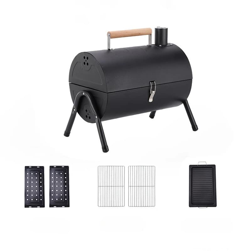 Barbecue au charbon de bois portable, barbecue pour cuisine en plein air, camping, pique-nique, arri