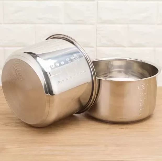 Autocuiseur 2L 3l4L 5L 6L pot intérieur revêtement de riz 304 acier inoxydable antiadhésif ustensile