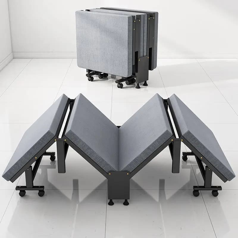 Lit simple pliant de luxe, planche dure, épaissi, 60% de réduction, bureau, pause déjeuner