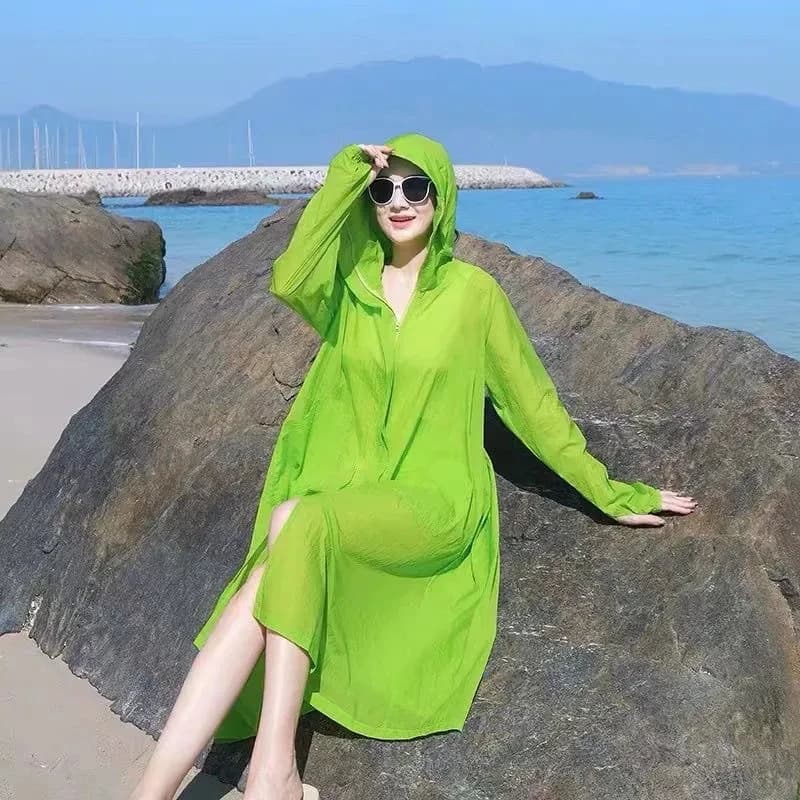 Veste de Protection solaire légère à capuche pour femme, vêtement d'extérieur, respirant, léger, ave