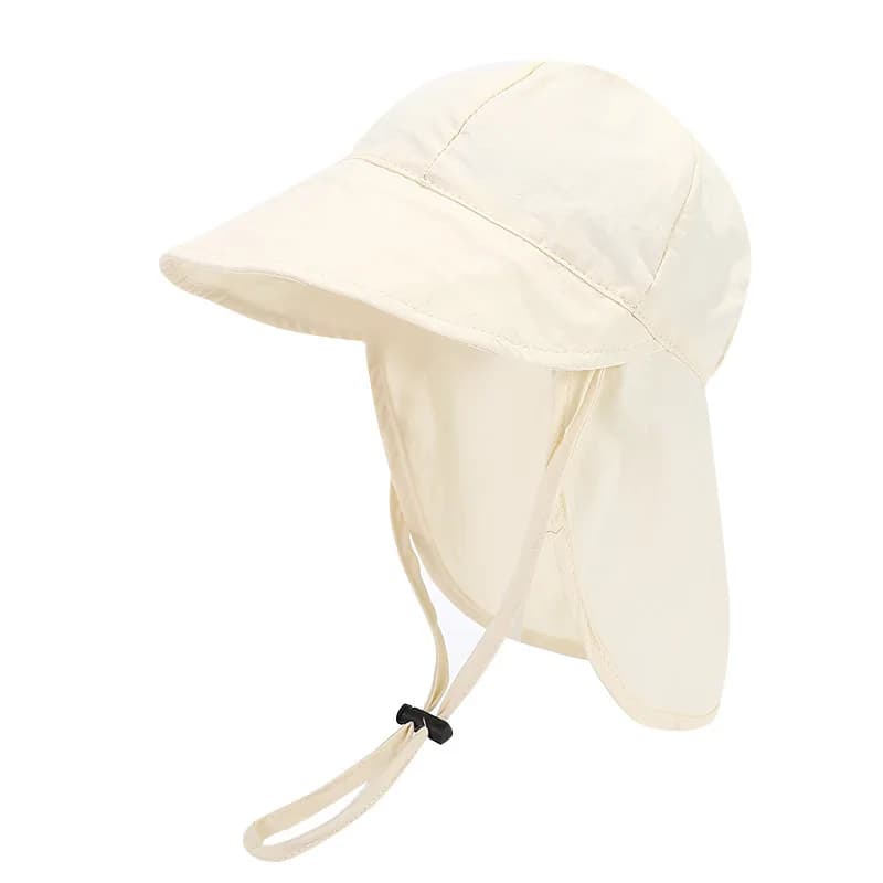 Chapeau de soleil d'été avec châle à bord souple, casquette d'activités de plein air à séchage rapid