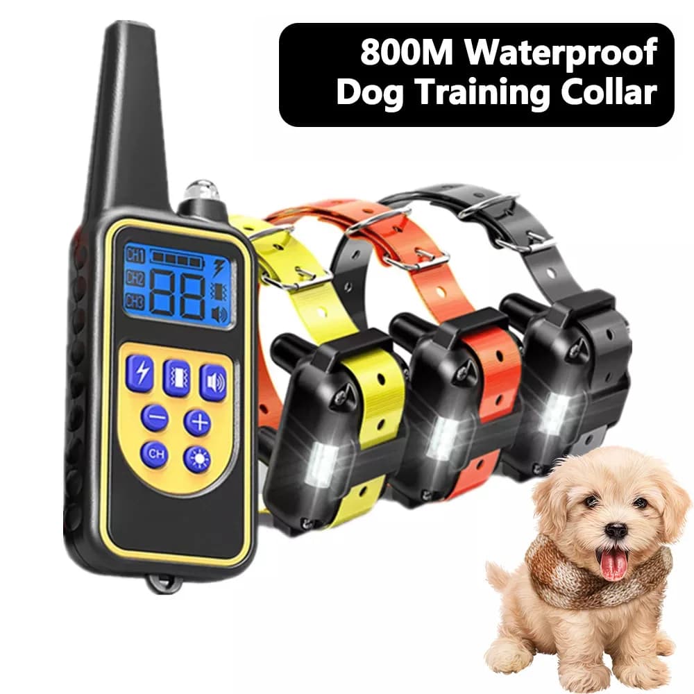 Collier anti-choc pour chien- [nouvelle édition] collier d'entraînement pour chiens de grande taille