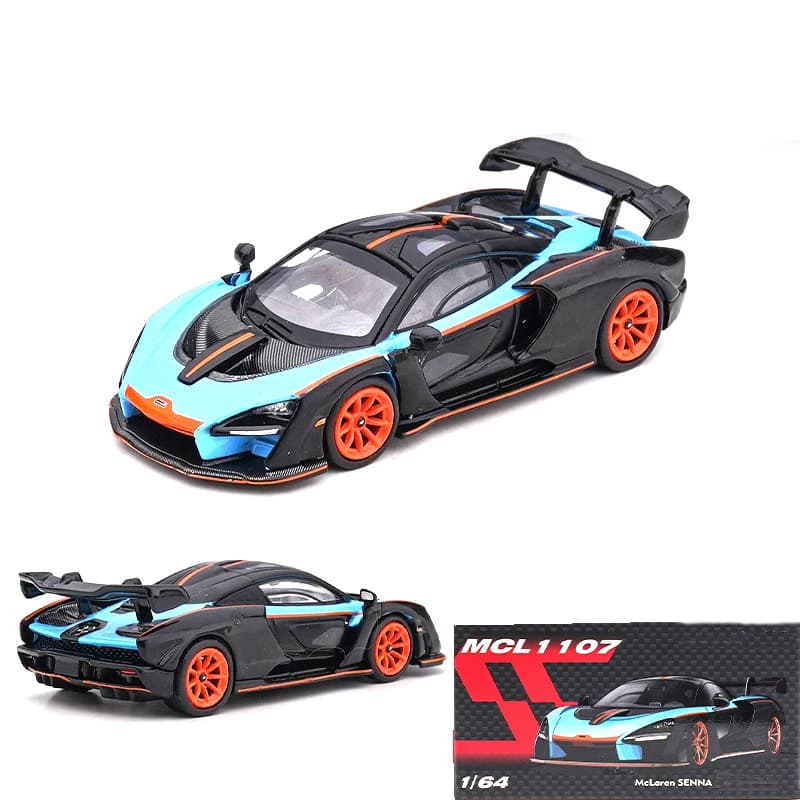 1:64 Mclaren Senna MCL1106/MCL1107/1110 édition spéciale voiture de sport alliage Miniature moulé so