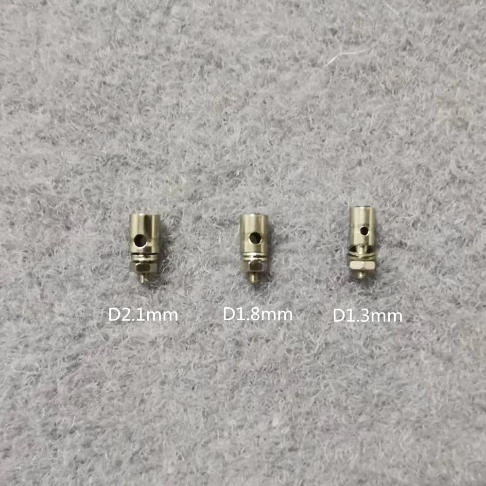 Connecteurs de tige de poussée, bouchons de liaison D1.3/1.8/2.1/3.1mm, pièces de rechange pour modè