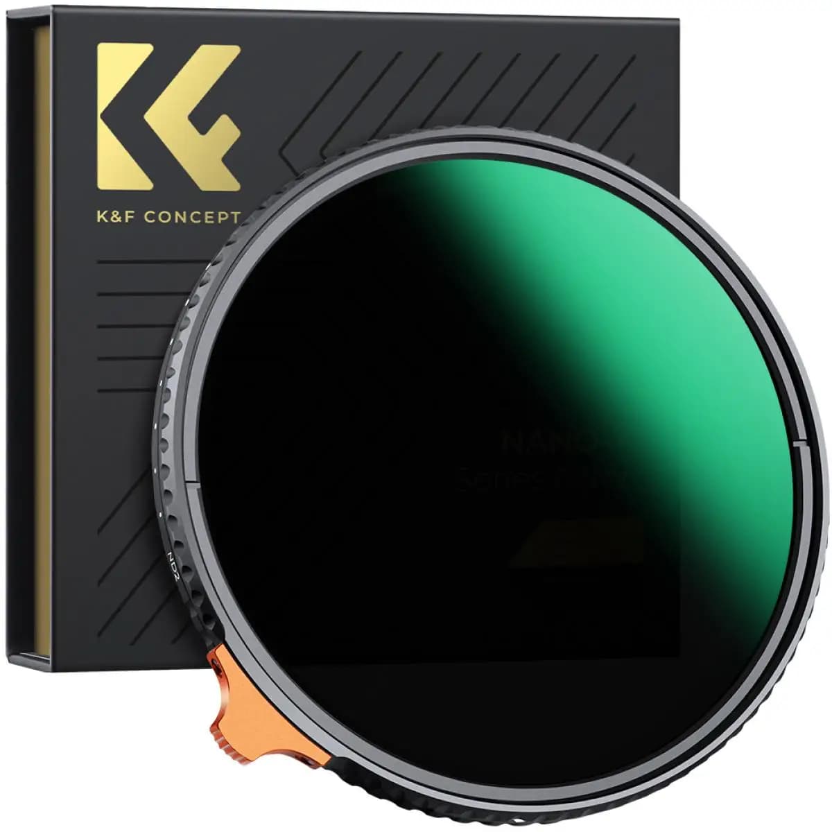 K & F Concept 67mm filtre ND Variable 77mm 82mm ND2 ND400 filtre à densité neutre Ultra-mince NANO-X